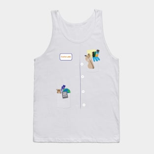 Scientist Lab Coat Costume Tank Top